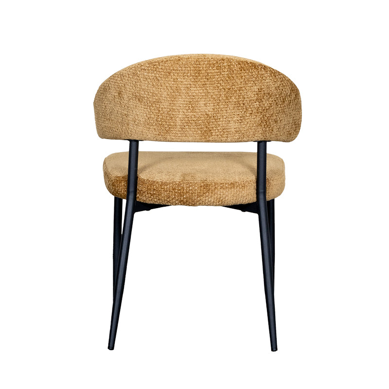 Eetkamerstoel Bliss | Goudbruin | 56x55x76 cm
