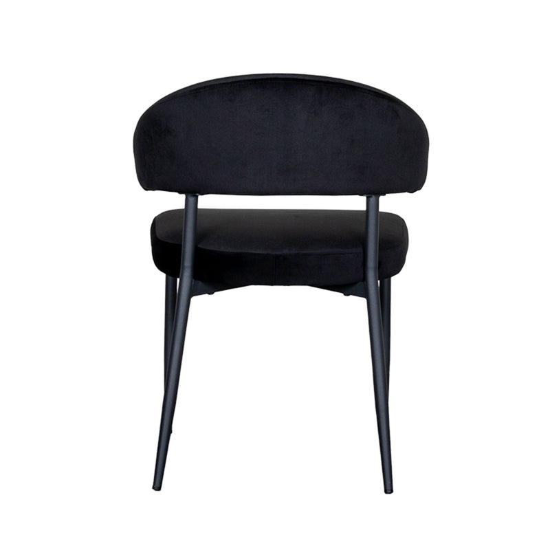 Eetkamerstoel Bliss | Zwart | 56x55x76 cm