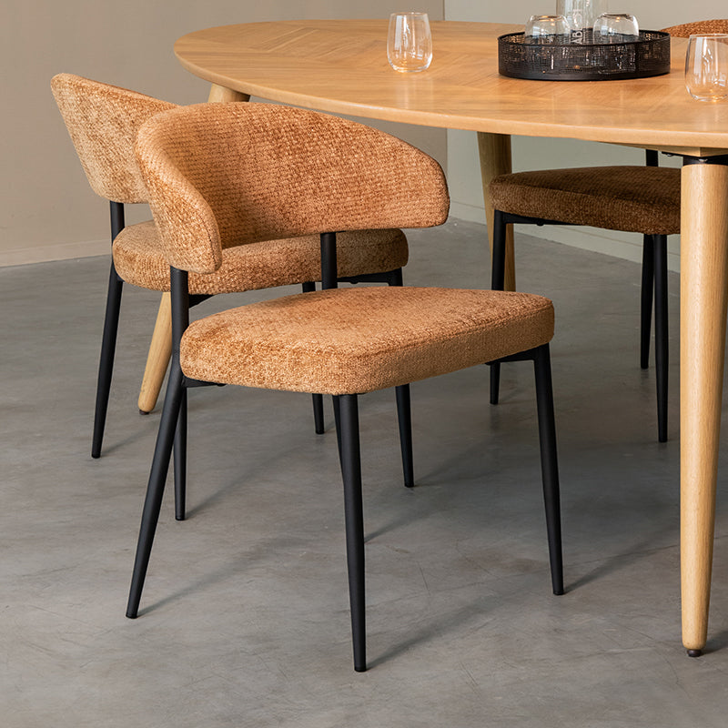Eetkamerstoel Bliss | Bruin | 56x55x76 cm