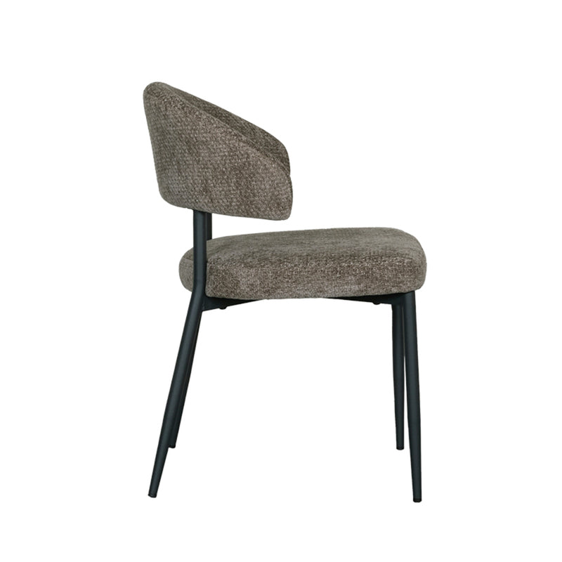 Eetkamerstoel Bliss | Taupe | 56x55x76 cm