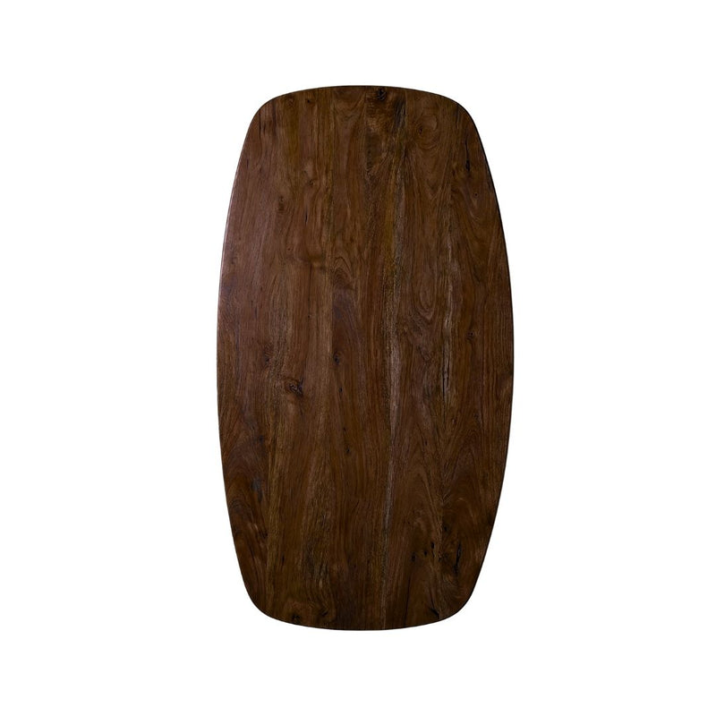 Tafelblad Deens | Ovaal Straight Edge 160x100 cm