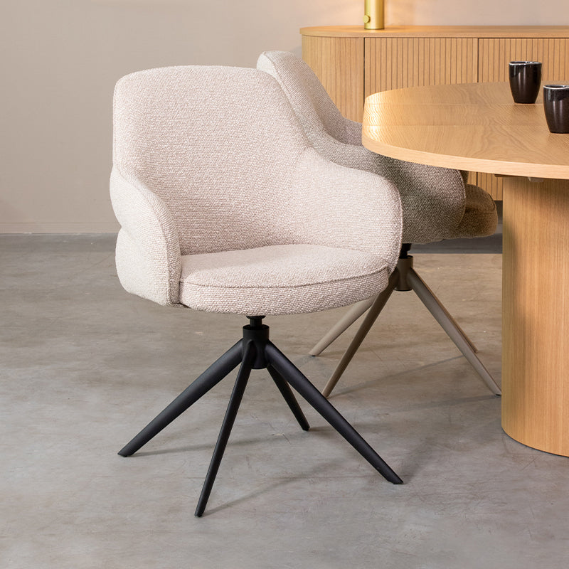 Eetkamerstoel Bern | Beige | 61x66x91 cm