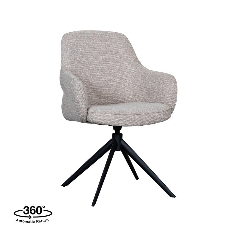 Eetkamerstoel Bern | Beige | 61x66x91 cm