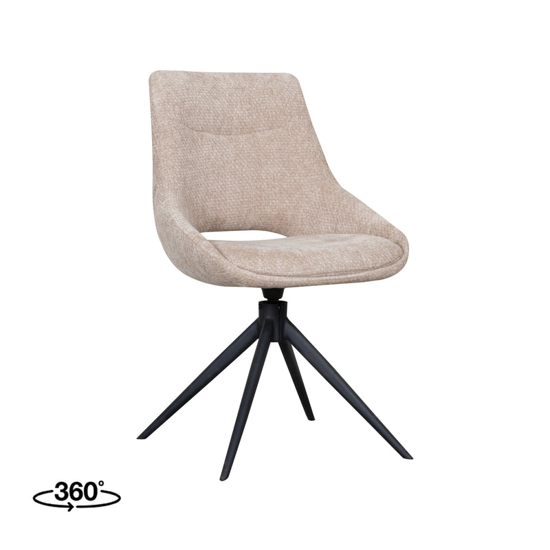 Eetkamerstoel Marlow | Beige | 48x63x86 cm