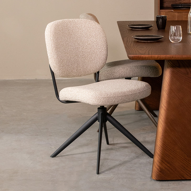 Eetkamerstoel Geneva | Beige | 49x63x90 cm