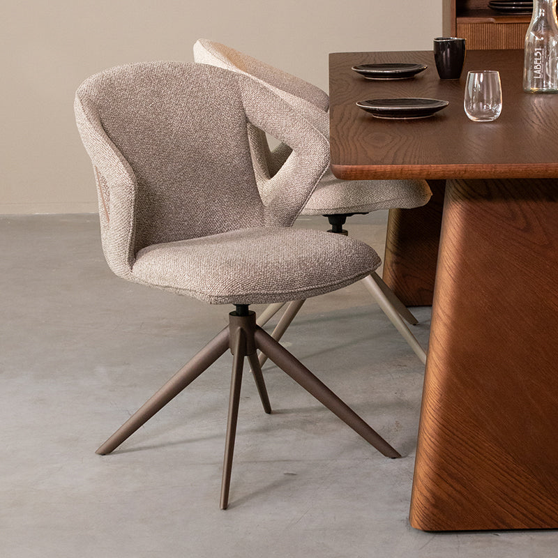 Eetkamerstoel Zurich | Beige | 64x56x86 cm