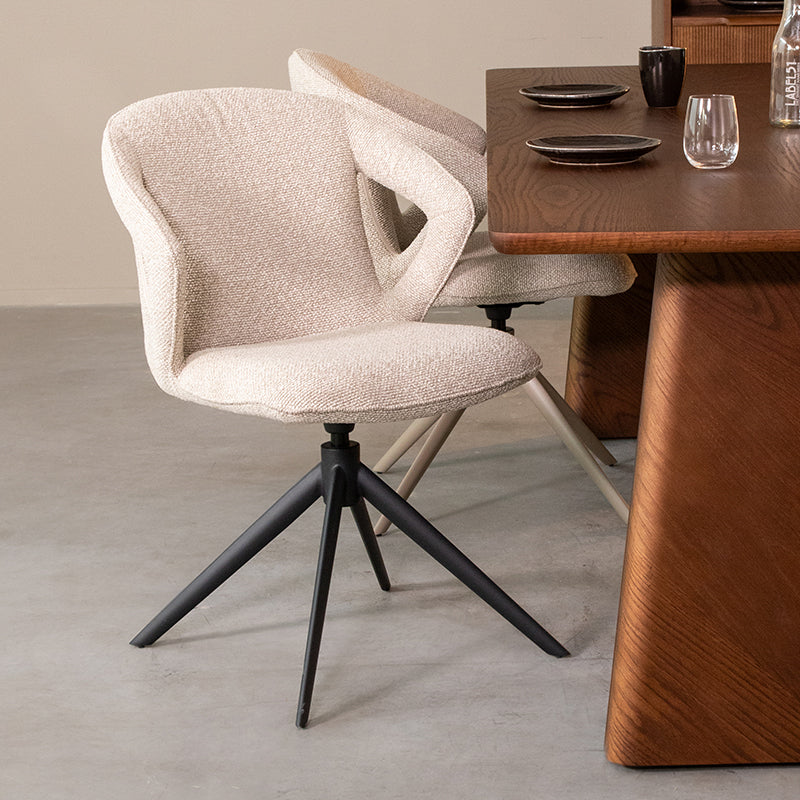 Eetkamerstoel Zurich | Beige | 64x56x86 cm