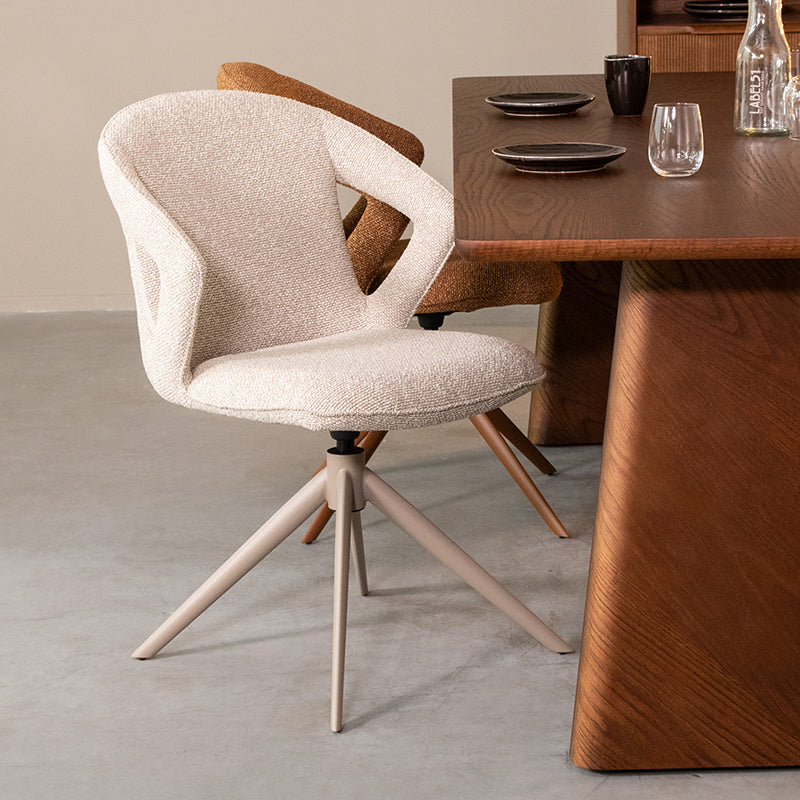 Eetkamerstoel Zurich | Beige | 64x56x86 cm