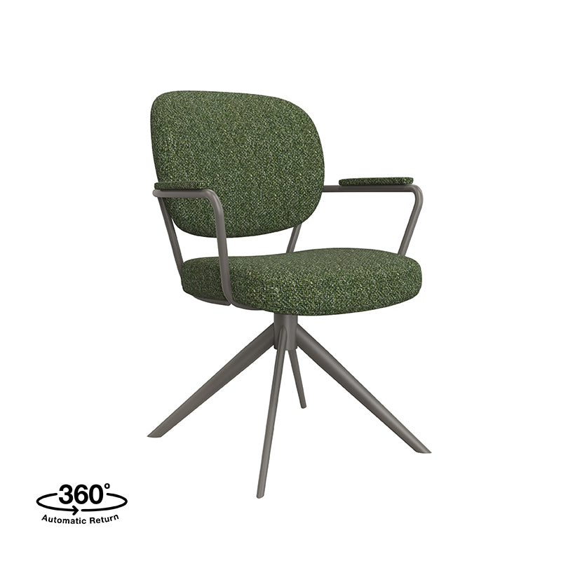 Eetkamerstoel Basel | Groen | 61x64x89 cm