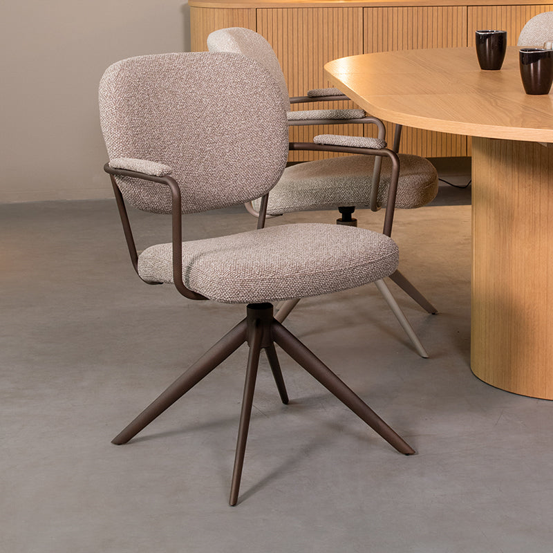 Eetkamerstoel Basel | Beige | 61x64x89 cm