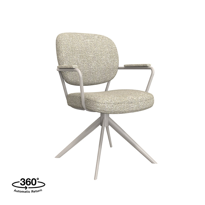 Eetkamerstoel Basel | Beige | 61x64x89 cm