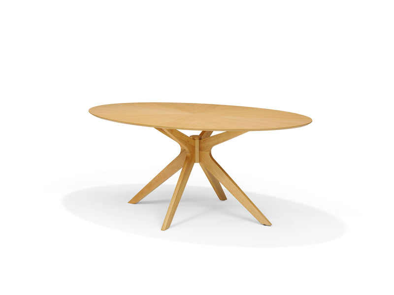 Julia | EIKEN | 200X110 Eetkamertafel Ovaal Naturel