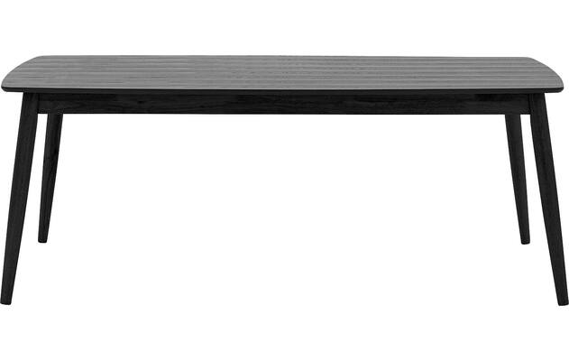 Flora | EIKEN | 210X100 Eetkamertafel Deens Ovaal Zwart