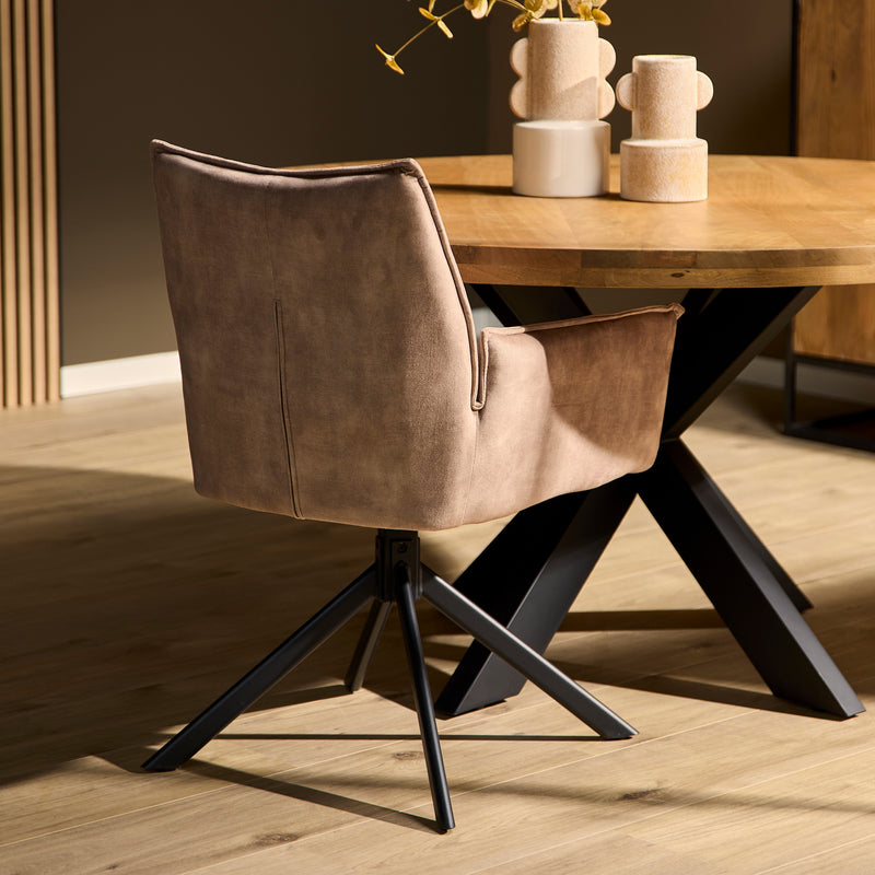 (Prijs per 2) Eetkamerstoel Dani | Velvet Beige