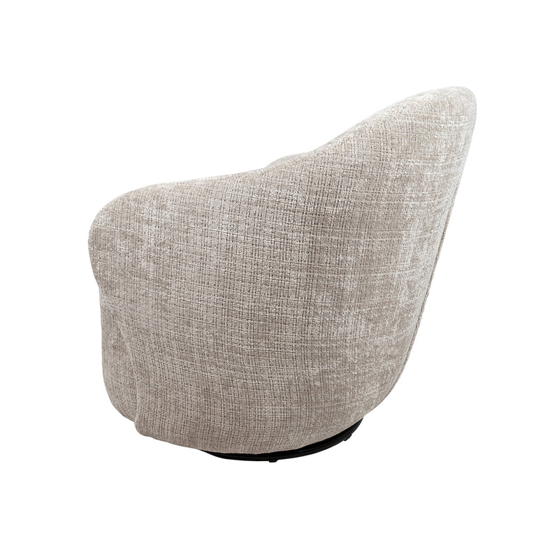 Fauteuil Jimi | Beige | draaifauteuil 360 Cremona Taupe 04