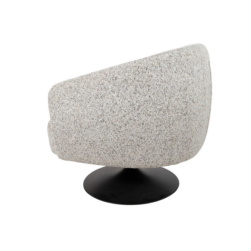 Fauteuil Louis | Lichtgrijs | draaifauteuil 360 Puente Ecru 06