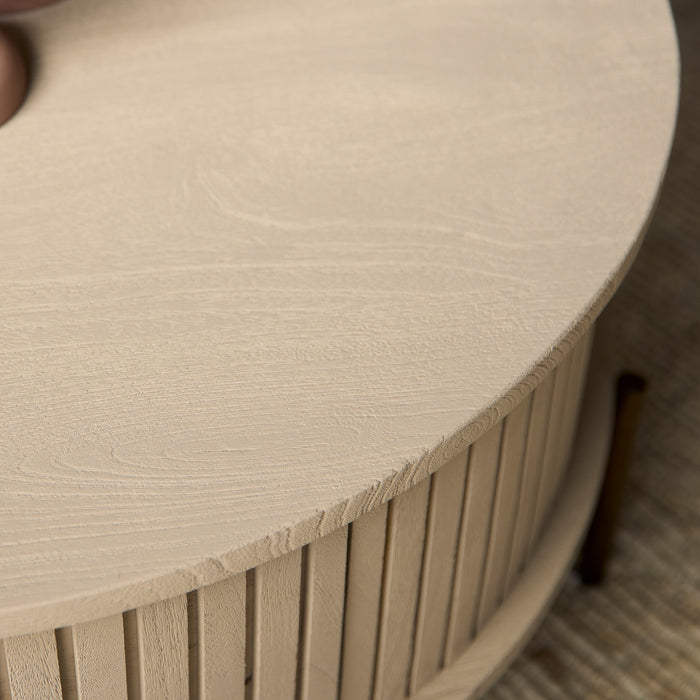 Salontafel Madison Sand | 80 cm | Rond