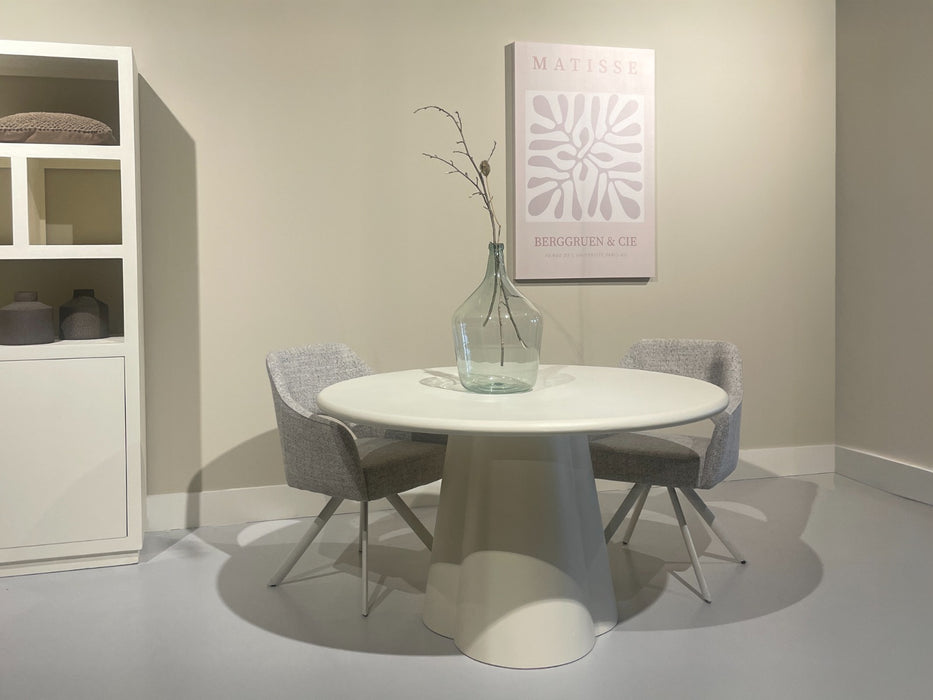 Eettafel Clubs Sandy | Mangohout | Rond | 130cm