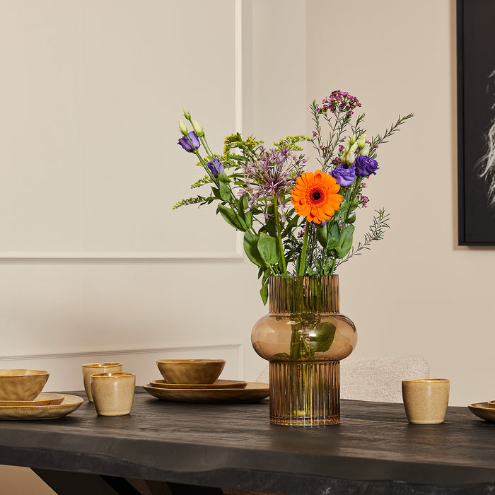 Eettafel Boston Black | Mangohout | Rechthoek | Matrixpoot | 200cm