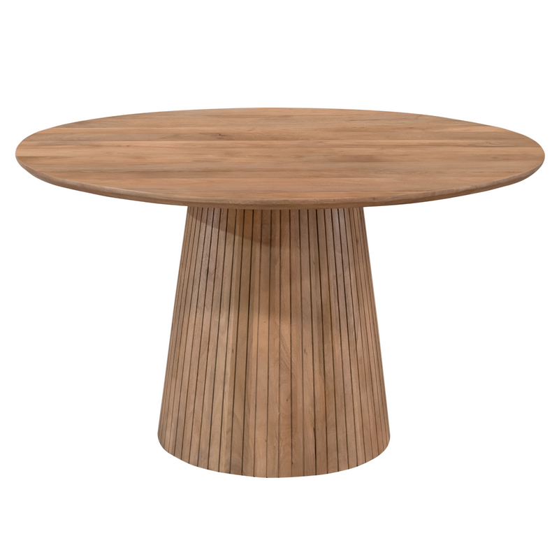 Eettafel Solana Naturel | Mangohout | Rond | 150cm