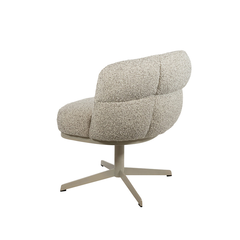 JLo | eetkamerstoel beige draaipoot 360 Cuzco Fog 3