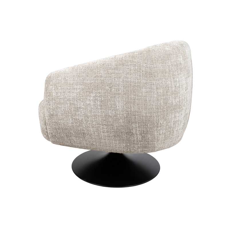 Fauteuil Louis | Beige | draaifauteuil 360 Cremona Taupe 04