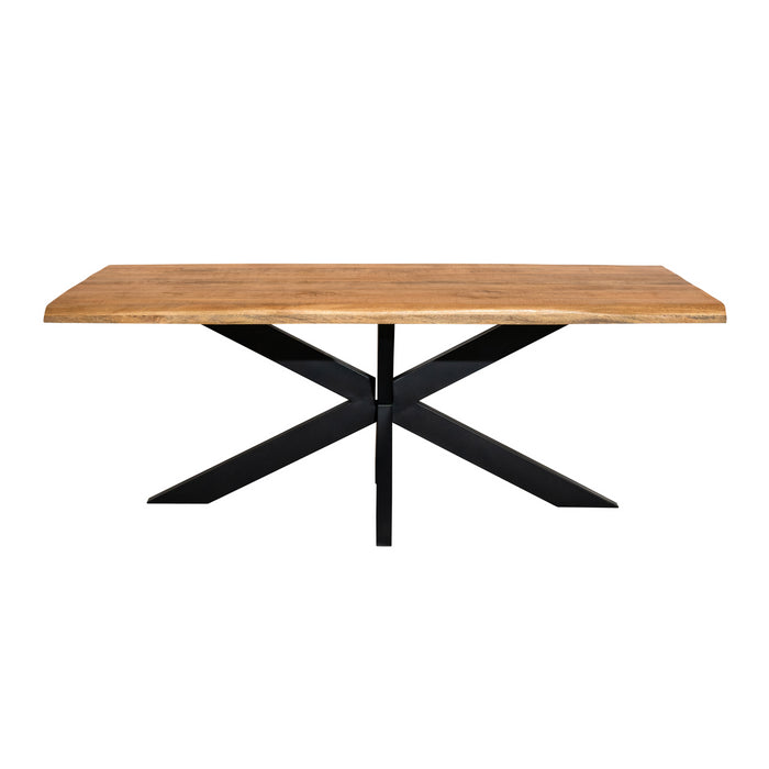 Boomstamtafel Denver | Mangohout | Rechthoek | Matrixpoot | 300cm