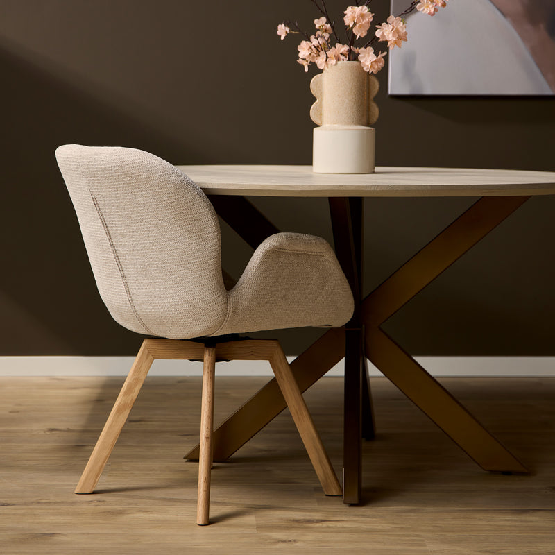 Eetkamerstoel Jesse | Beige