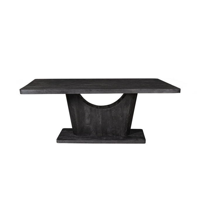 Eettafel Voco Black | Mangohout | Deens Ovaal