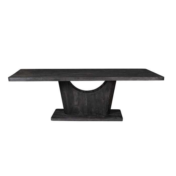 Eettafel Voco Black | Mangohout | Deens Ovaal | 240cm