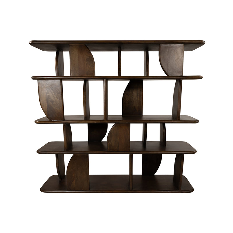 Oregano | boekenkast 140, Mango Brown Walnut