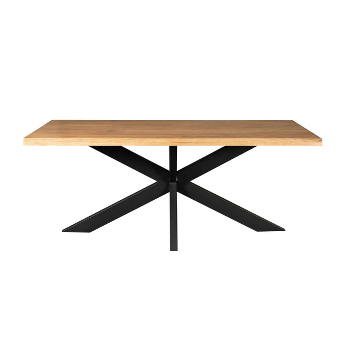 Eettafel Melbourne | Mangohout | Rechthoek | Matrixpoot | 180