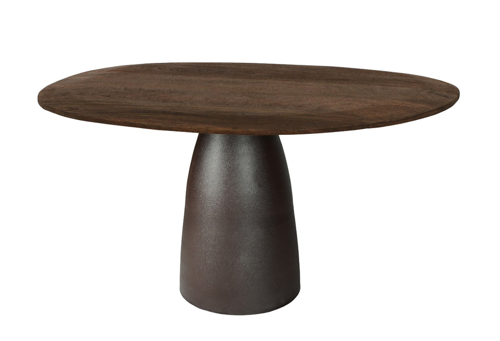 Eettafel Marron Espresso | Mangohout | Organisch | 140cm