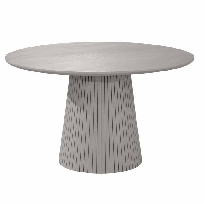 Eettafel Solana Taupe | Mangohout | Rond