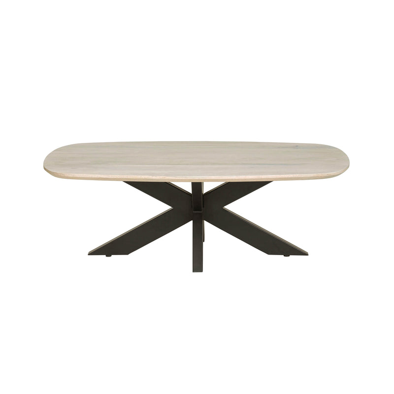 Salontafel Deens | ovaal 120, Mango Ashblond