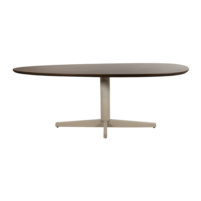 Eettafel Taurus | Mangohout | Organisch | Kolompoot Beige | 220cm