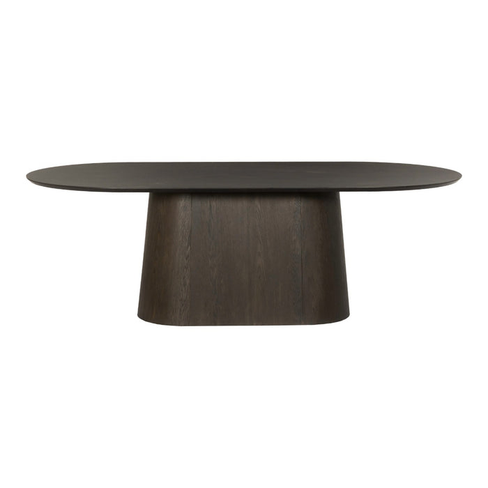 Eettafel Novero Espresso | Eikenhout | Ovaal | 230cm