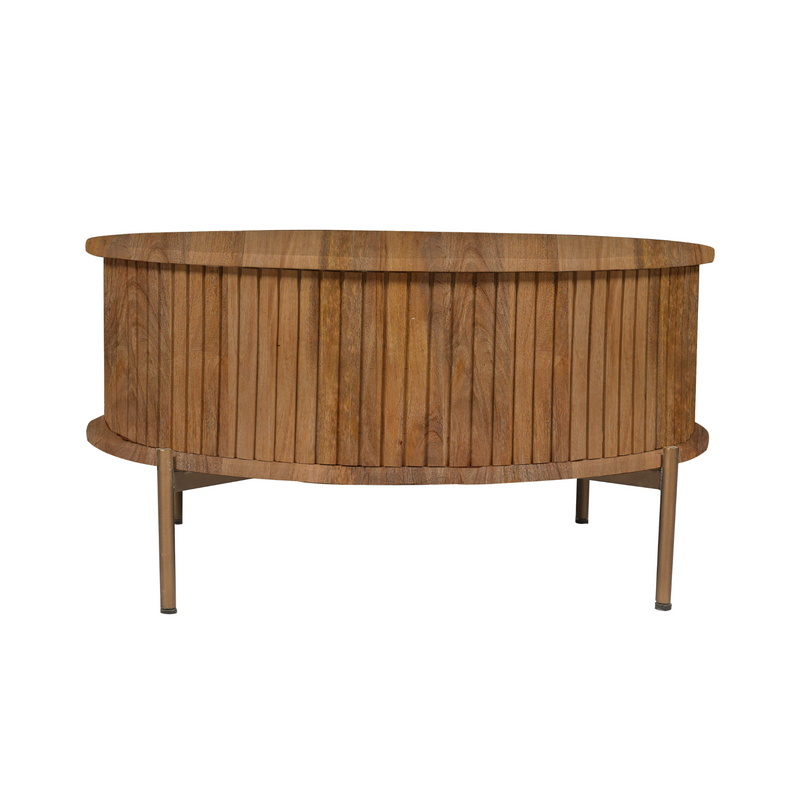 Salontafel Madison Natural | 80 cm | Rond