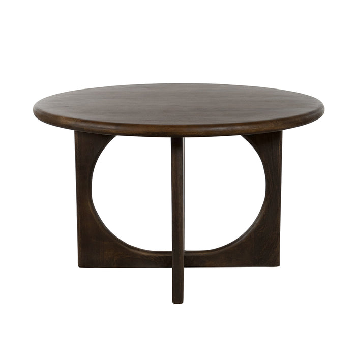 Eettafel Zodiac | Mangohout | Rond | 130cm