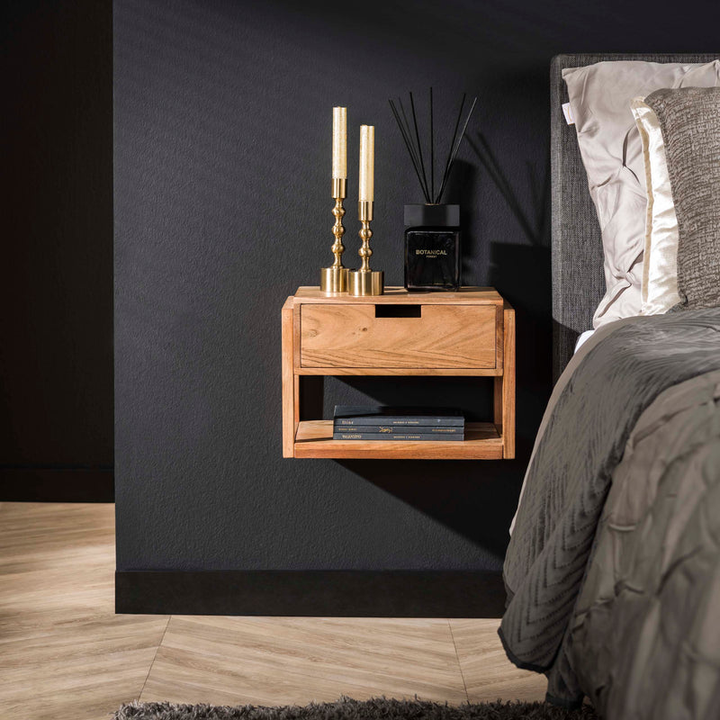 Nachtkastje houten frame 1L