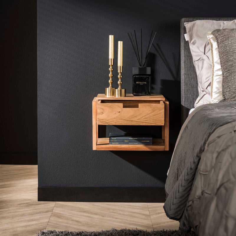 Nachtkastje houten frame 1L