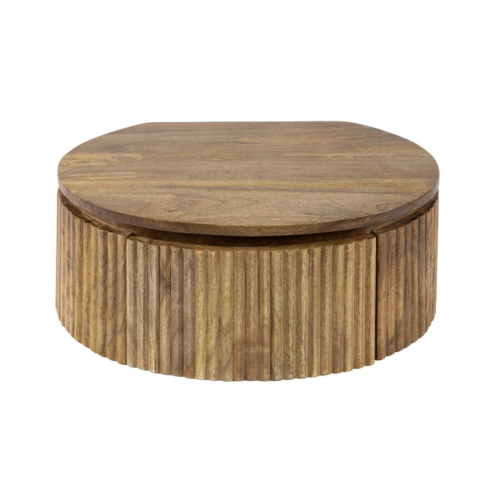 Nachtkastje Wave rond