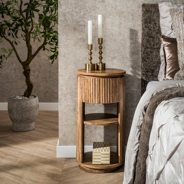 Nachtkastje Wave XS rond 1L