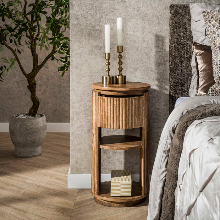 Nachtkastje Wave XS rond 1L