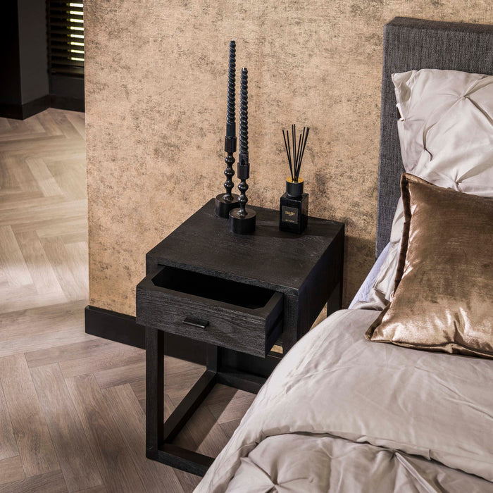 Nachtkastje Black Square 1L