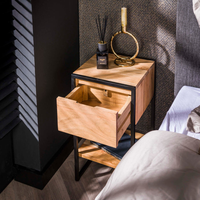 Nachtkastje Straight Wood XS 1L