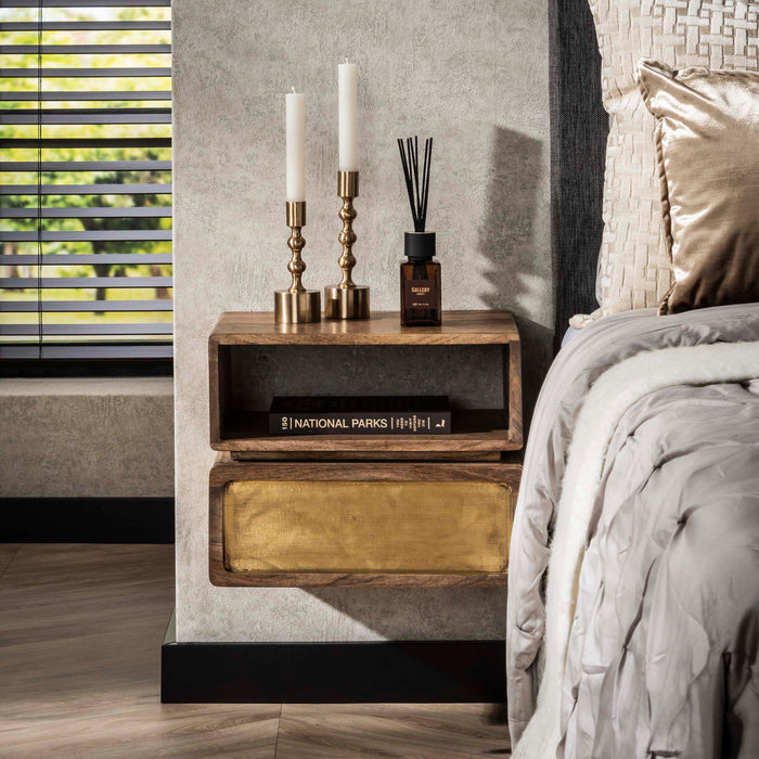 Nachtkastje Brass 1L