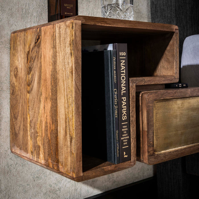 Nachtkastje Brass 1L set/2