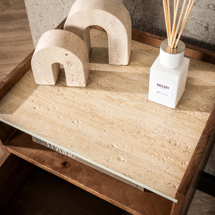 Nachtkastje Nuovo open vak 1L