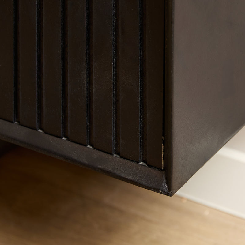 Zwevend tv meubel Madison Black | 240 cm